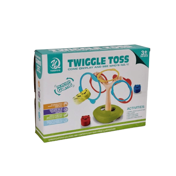 Twiggle Toss 5-in-1 Activity Game – Interactive Ring & Ball Toss Set for Skill Development