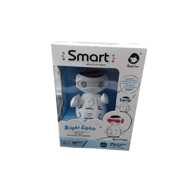 Smart Inductive Robot – Line-Following Magic Robot with Bright LED Lights & Music