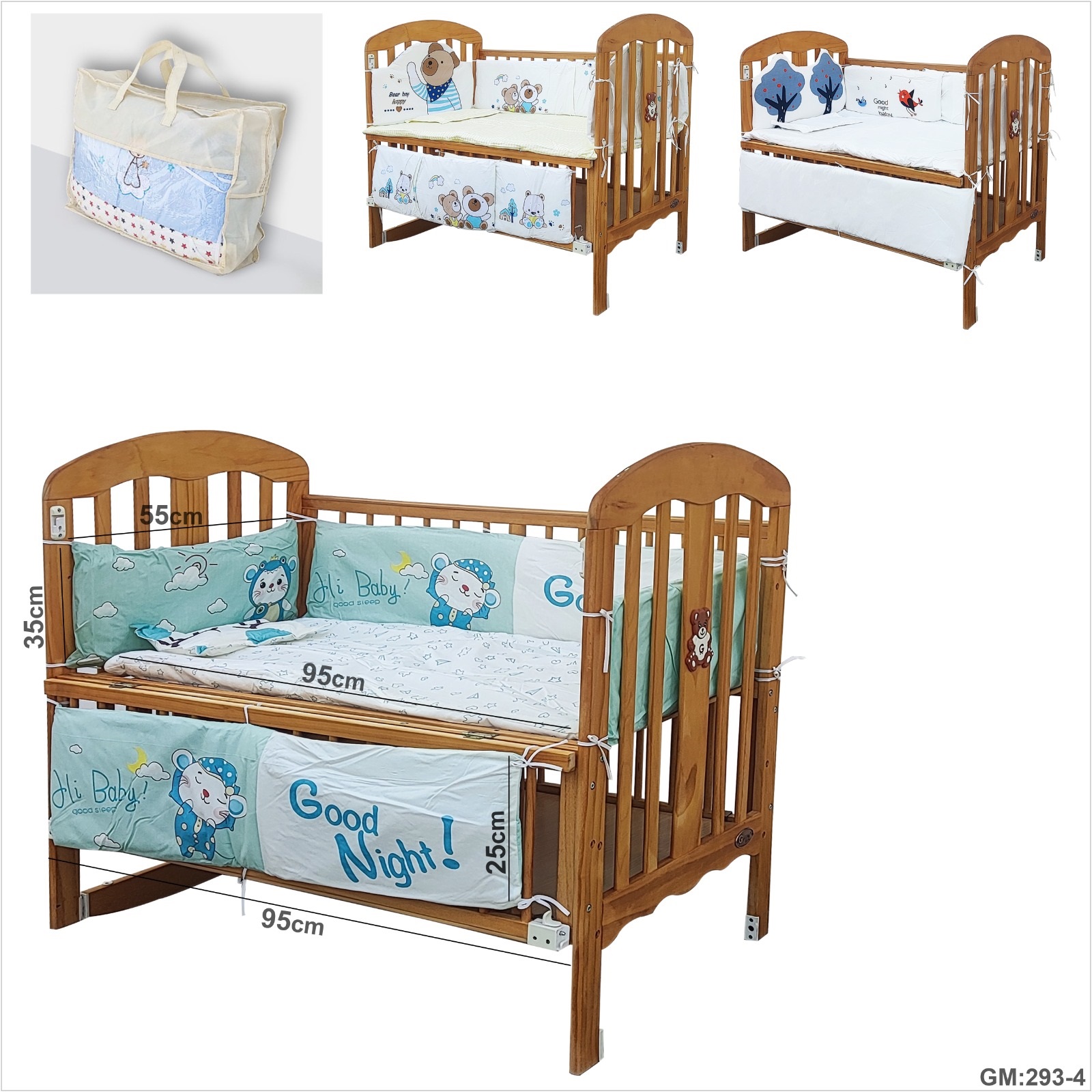 Crib Bedding Set cu401-2