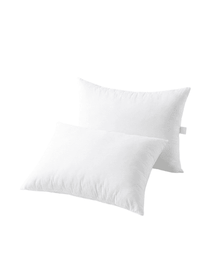 Polyester Fabric White Pillow – Soft Plain Bed Pillow (40×60cm)