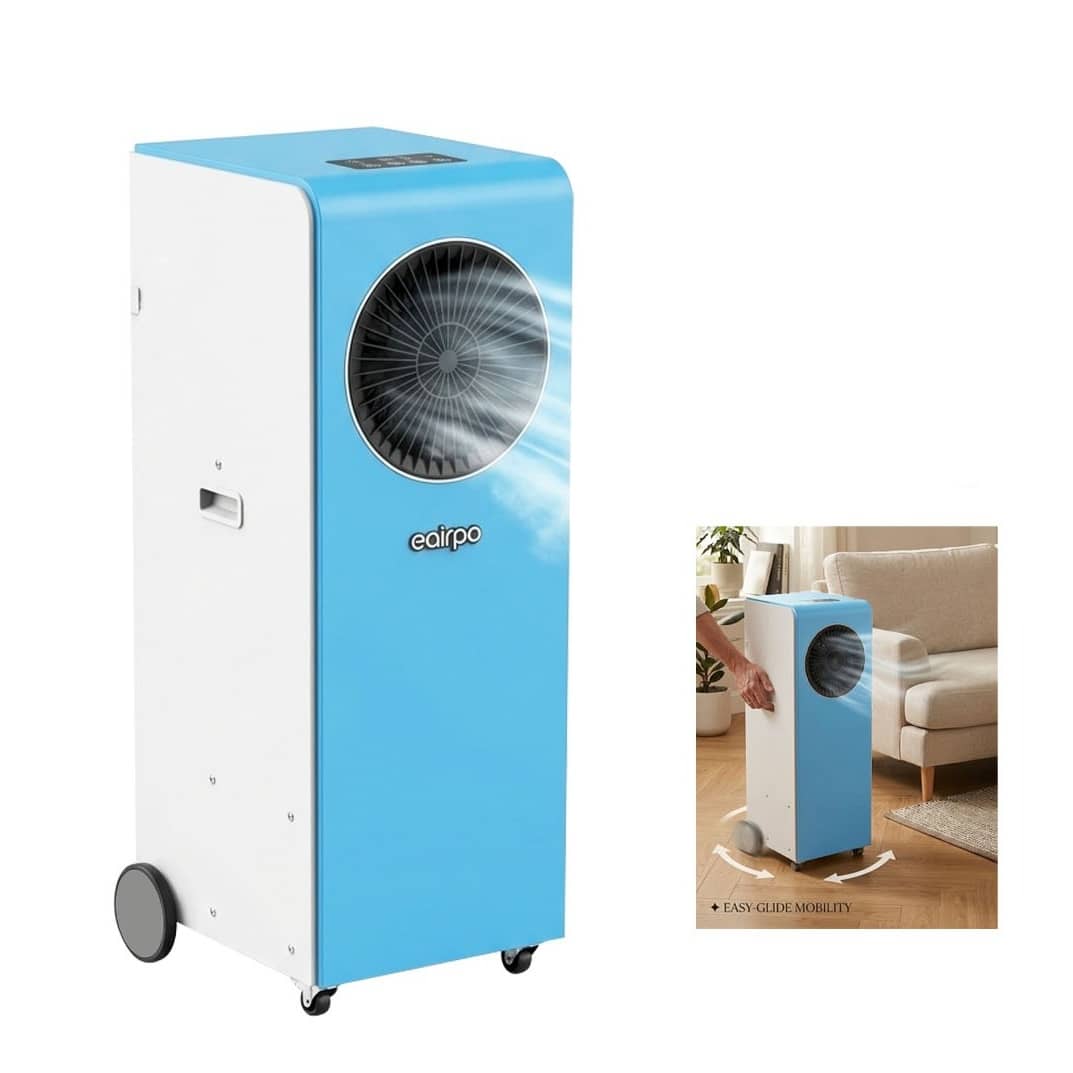 Eairpo Portable Air Conditioner Ready-to-Use Plug and Play Spot Cooling System for Large Areas (EKT-A35C2)