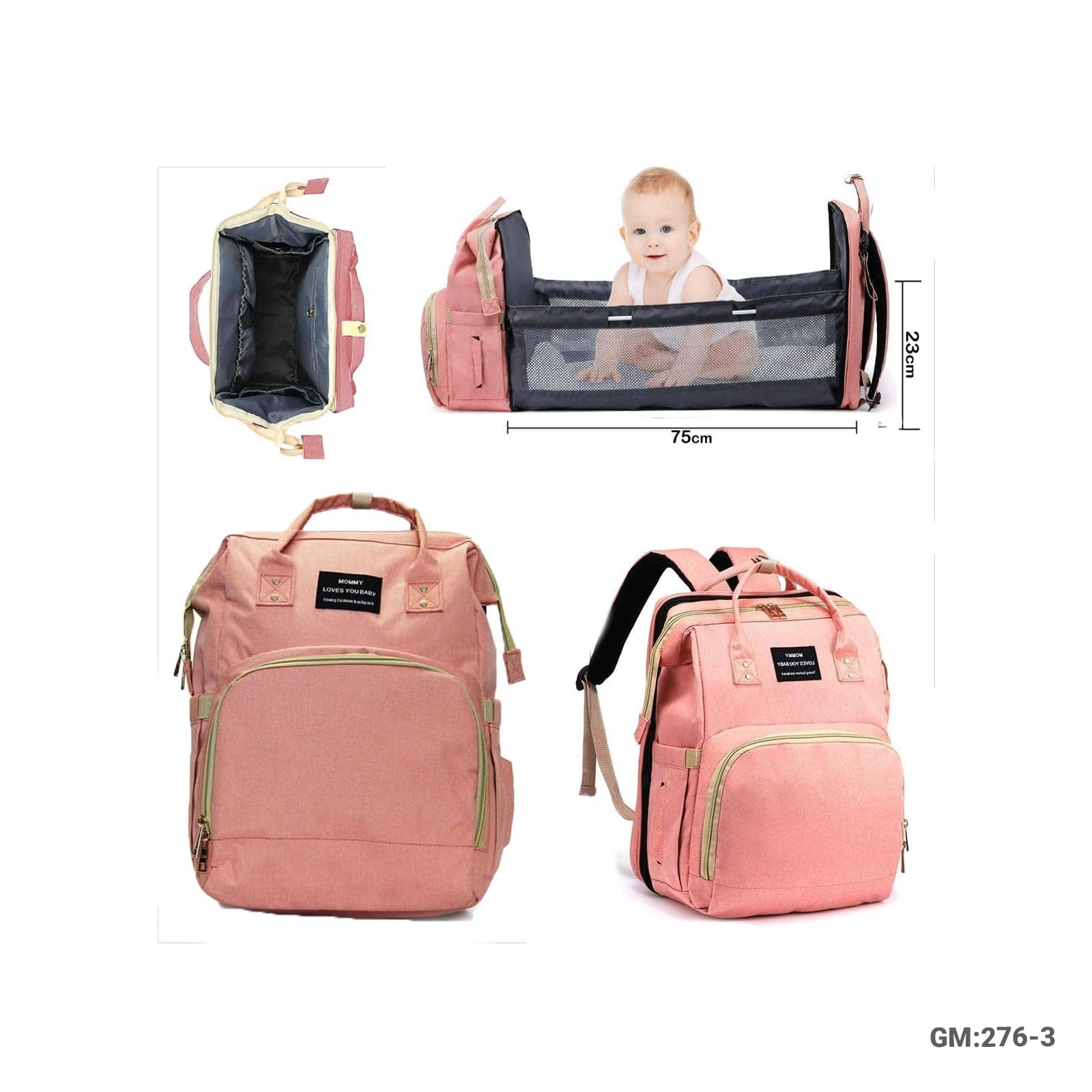 Save 2 in 1 Baby Diaper Bag “276-3”