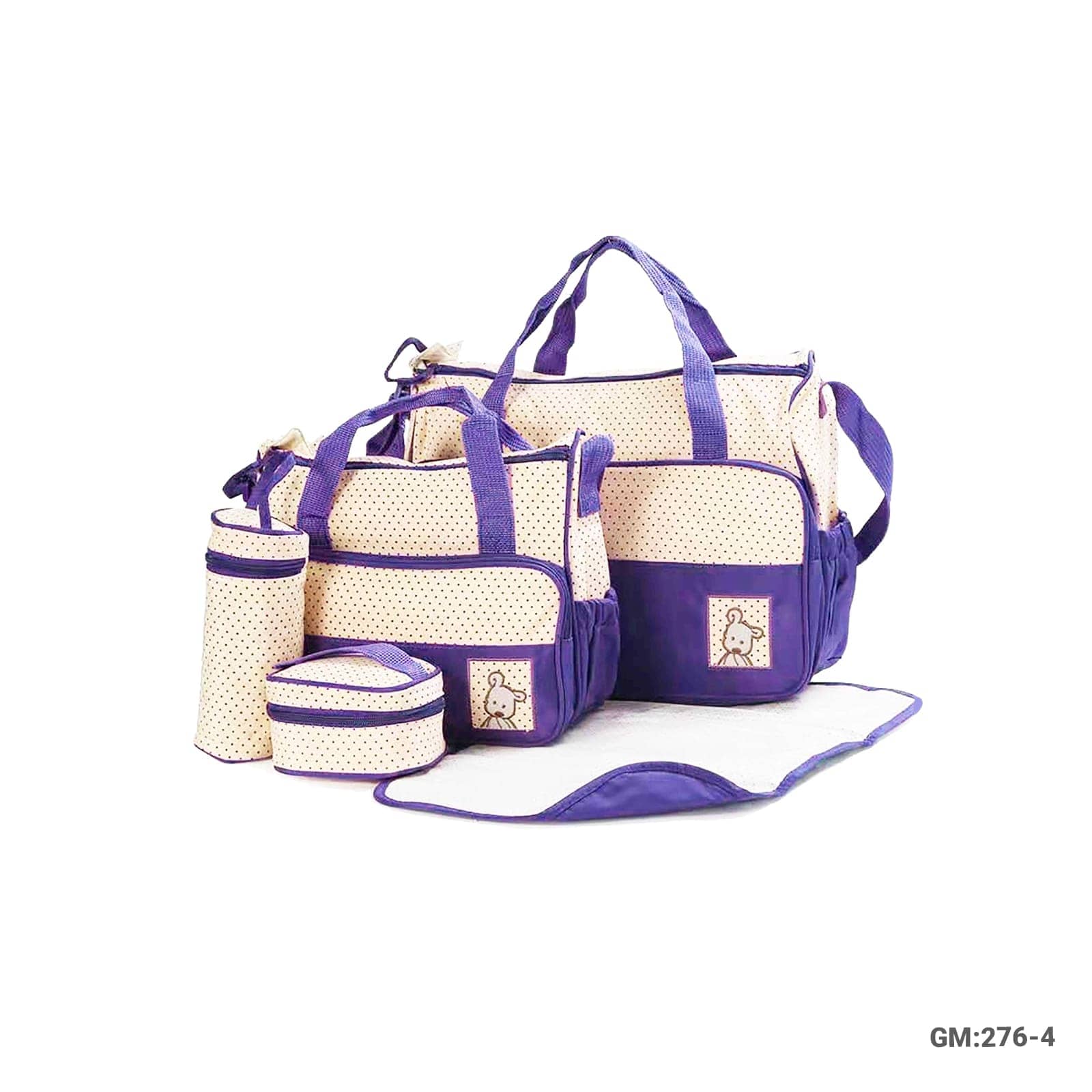 5 in1 Multifunctional Baby Diaper Bag "276-4"