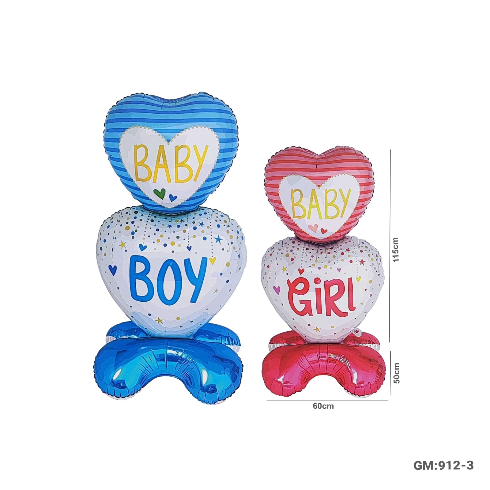 Baby Boy & Girl Foil Balloon "912-3"