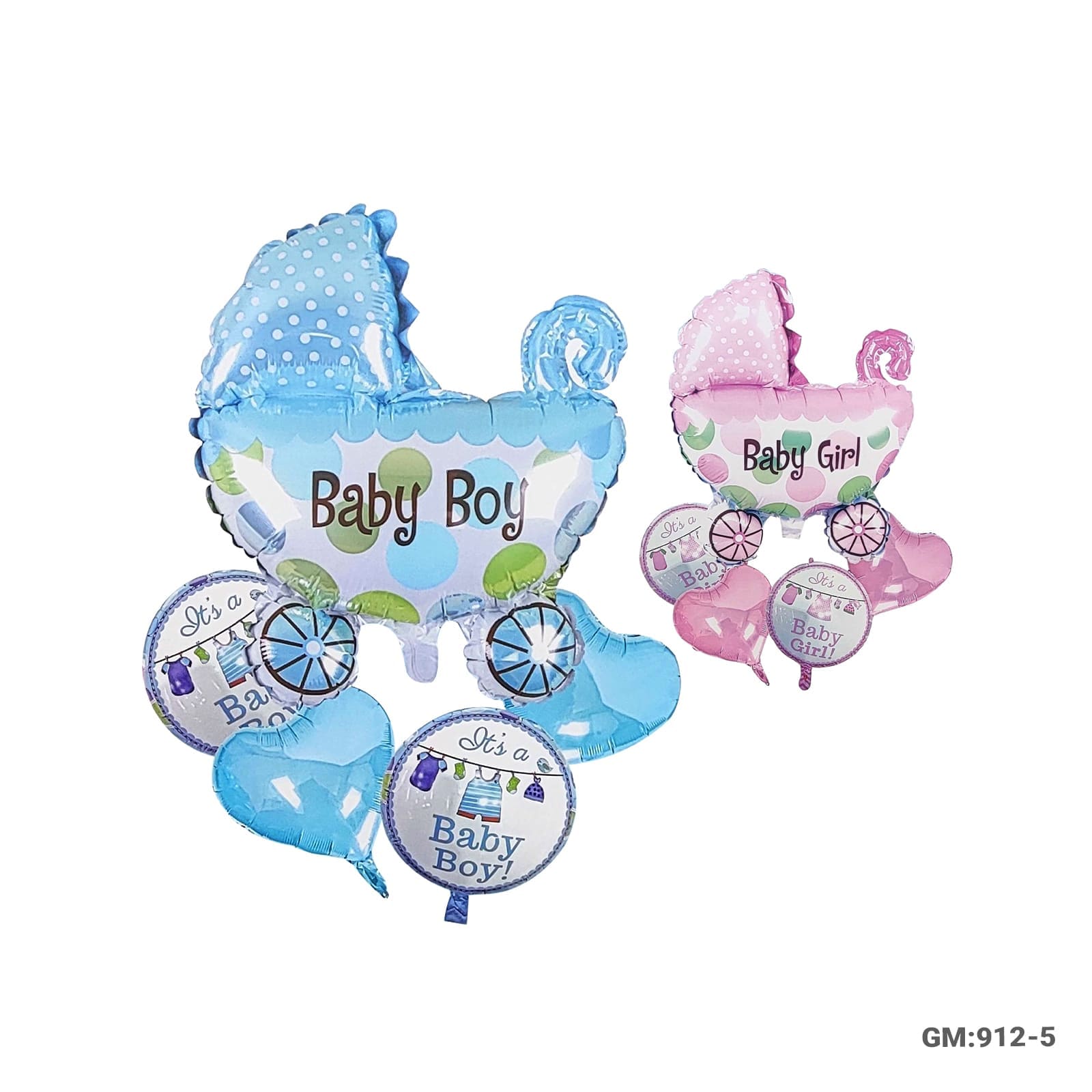 Baby Boy & Girl Foil Balloon "912-5"