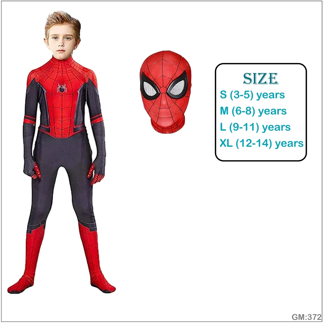spider man  clothing "kc281-1"
