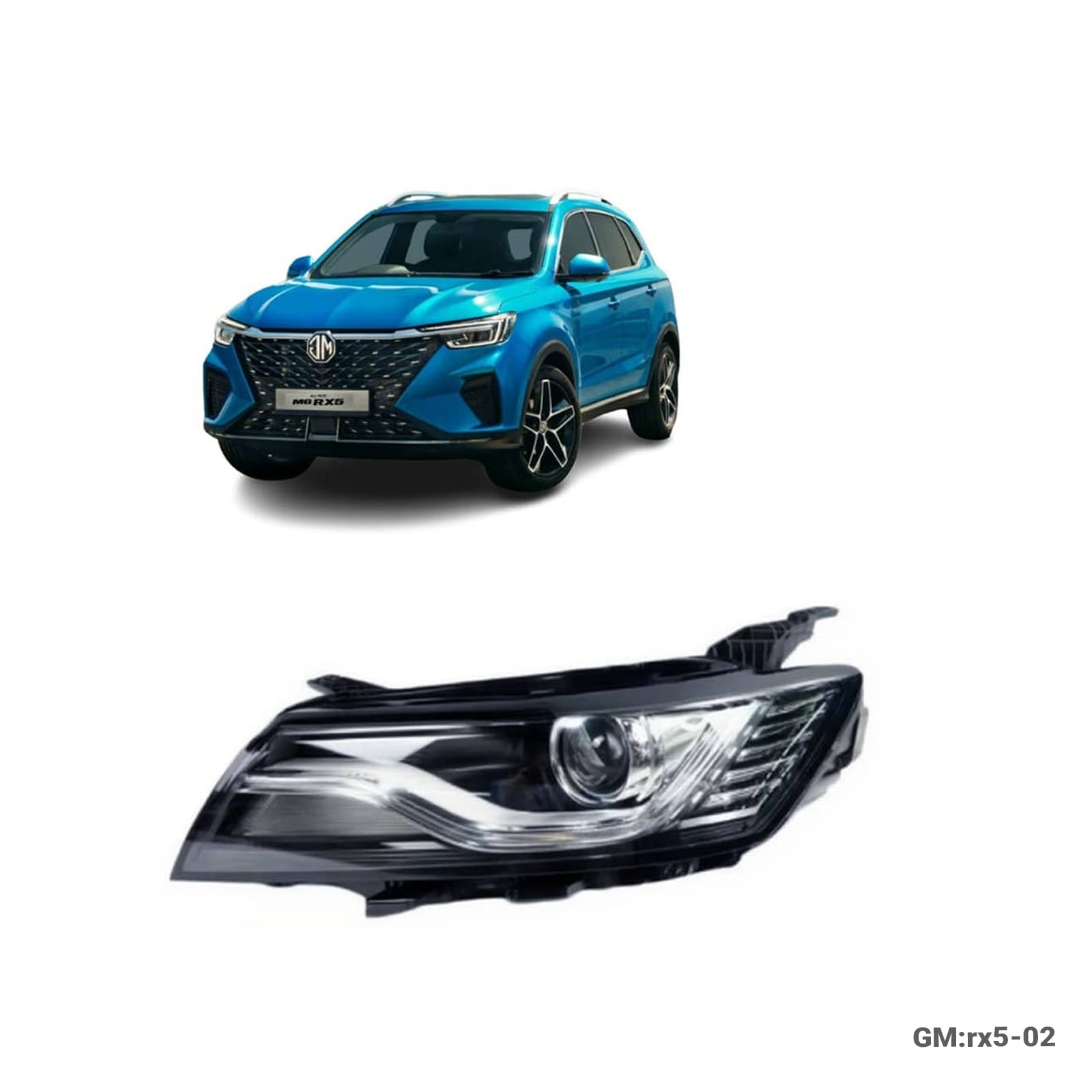 MG RX5 Series Headlight "rx5-02"