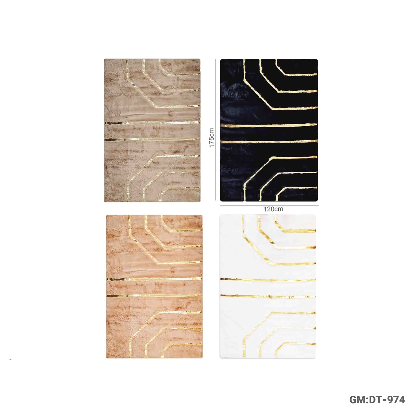 Luxury Bedroom Plush Soft Rug "DT-974"