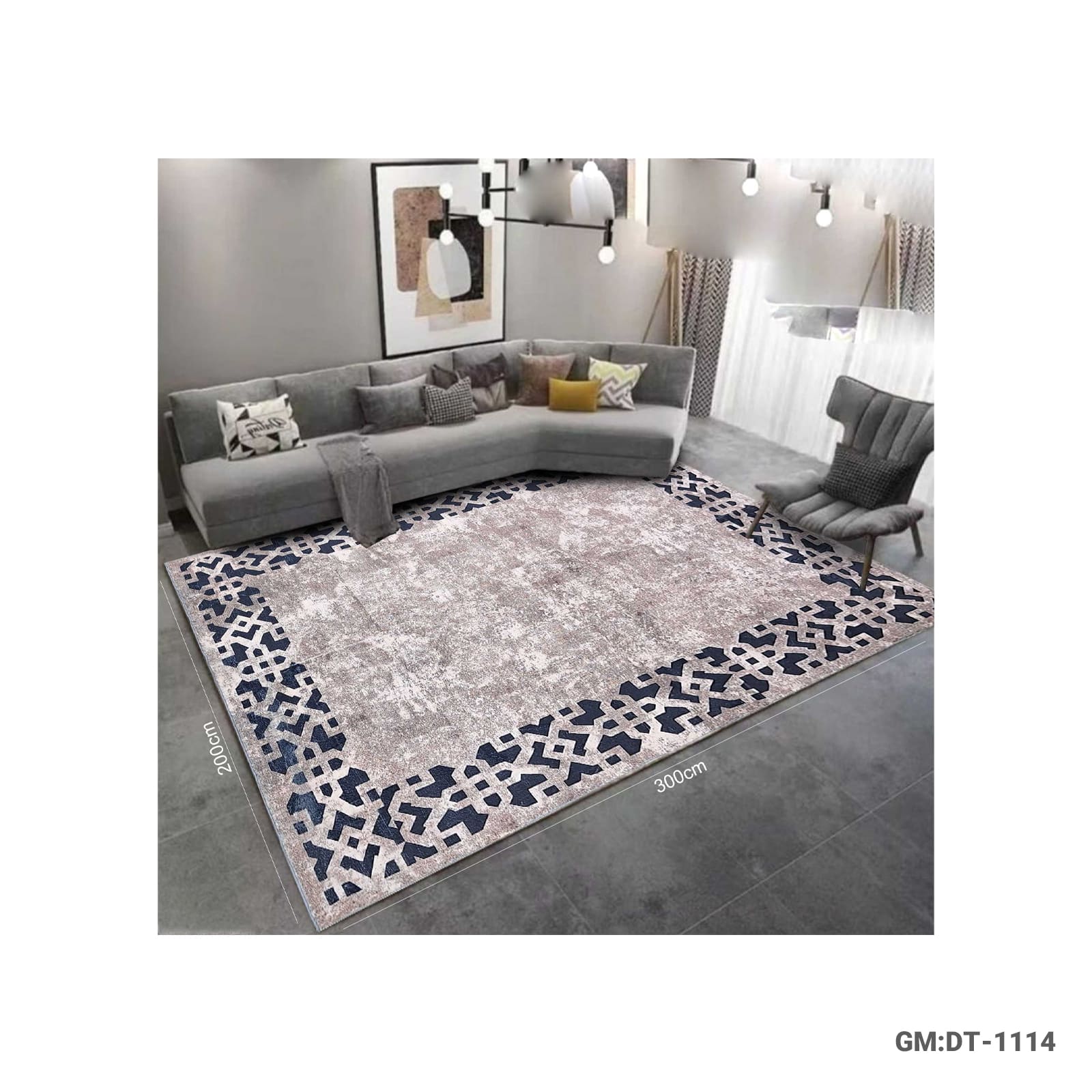Modern Home Decor Carpet "DT-1114"