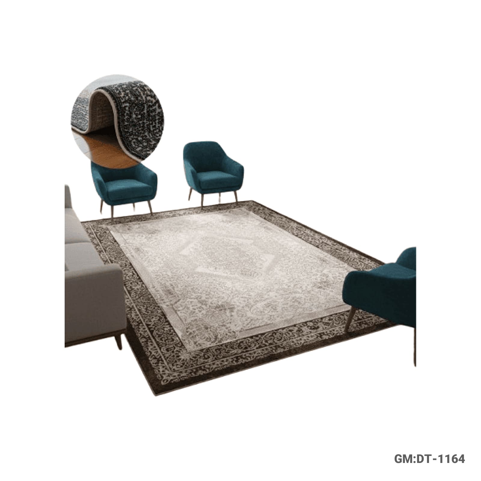 Modern Home Décor Carpet – Elegant Large Area Rug for Living Rooms (300 × 400 cm) – DT-1164